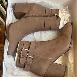 Steven by Steve Madden Brown Ankle Boots